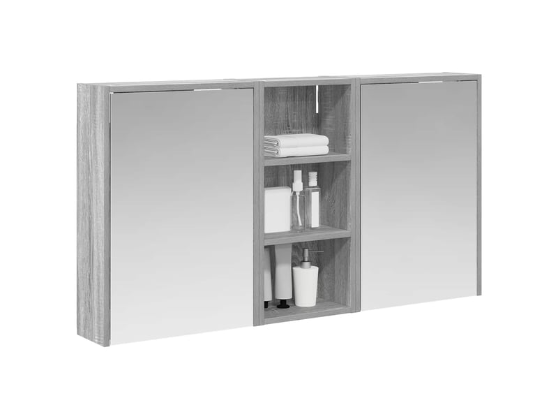  Ensemble de meubles de salle de bain 3 pcs 116x16x62.5 cm shl2923  - Conforama C