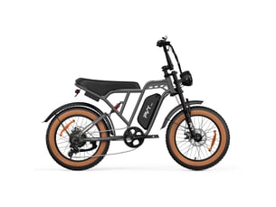 Baolujie dp-2011 vélo électrique double moteur 24x4 pneus 48v 20ah, noir