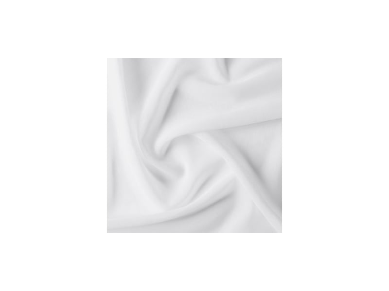  Voilage linette non-feu m1 300 x 240 cm à galon - 300x240cm - blanc  - Conforama B