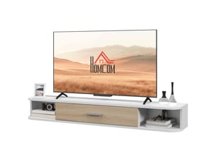 Meuble tv coloris blanc  <strong></strong>  <strong></strong>