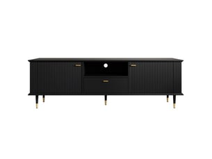 Meuble tv coloris noir 170 cm   
