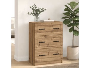 Armoire de rangement bureau, armoire à tiroirs 66 x 34,5 x 87 cm bois d'ingénierie shl1092