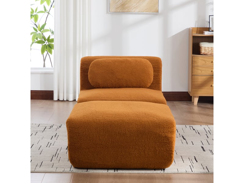 Canapé modulable – canapé de salon, mousse haute résilience 30d, base antidérapante, format compressé, facile à déplacer - Conforama C