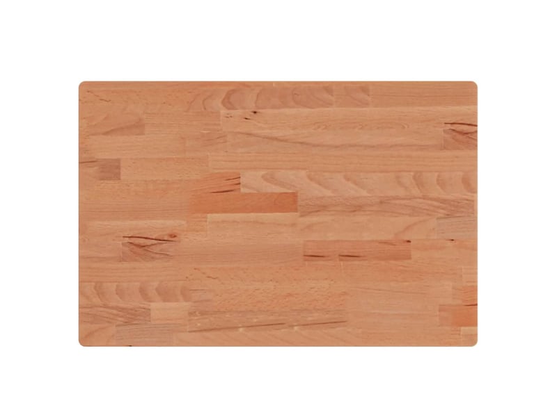  Comptoir de salle de bain, plan de travail 60x40x1,5 cm bois massif de hêtre cf65742  - Conforama A