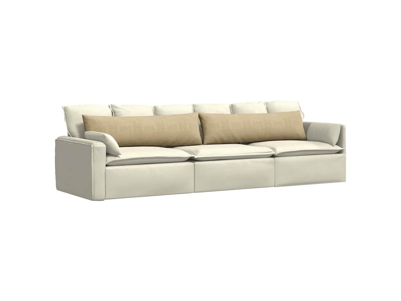  Lot de 2 coussins de canapé, coussins décoratifs vert gris 145 x 40 cm cf59199  - Conforama C