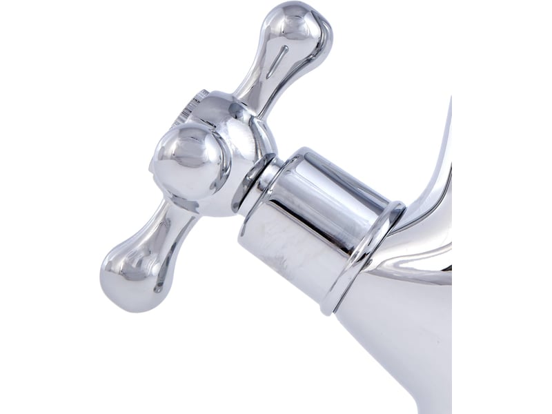  Mélangeur lavabo fixe chromé klaxon électrolytique  - Conforama B