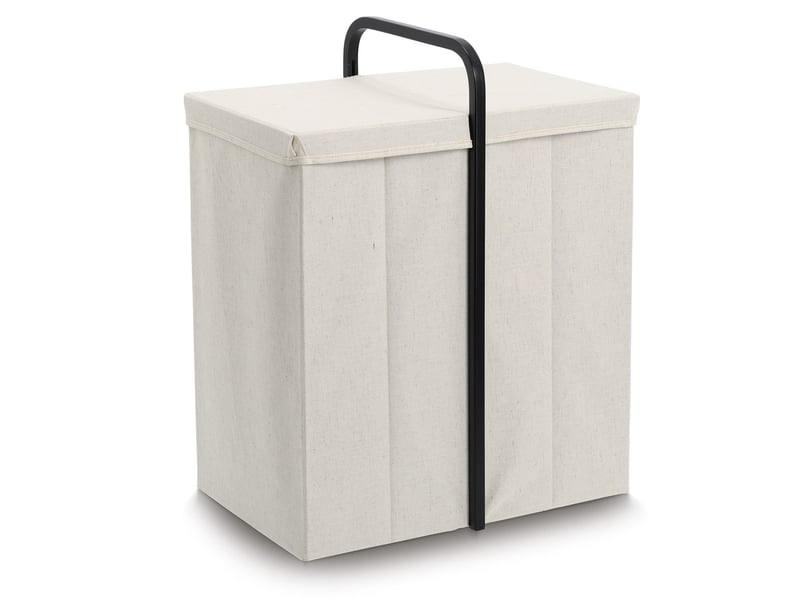  Panier à linge en bambou zeller, 52 x 36 x 65 cm  - Conforama A