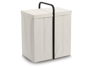 Panier à linge en bambou zeller, 52 x 36 x 65 cm