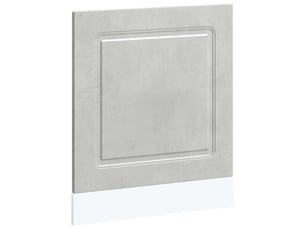 Panneau de lave-vaisselle kalmar gris béton 60x1,5x57cm