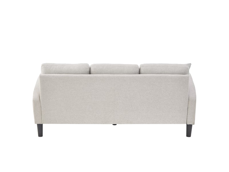  Canapé d'angle avec méridienne 3 places modulable 166 cm  - Conforama B