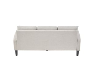 Canapé d'angle avec méridienne 3 places modulable 166 cm