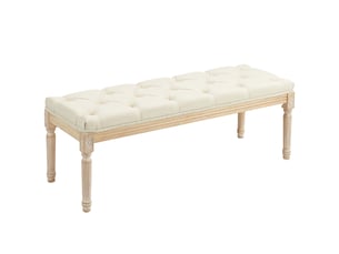 Banquette lit BZ couchage Occasionnel HOMCOM  beige