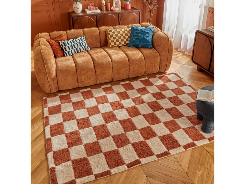  Tapis homy rectangulaire 160x230cm marron HOMY - Conforama E