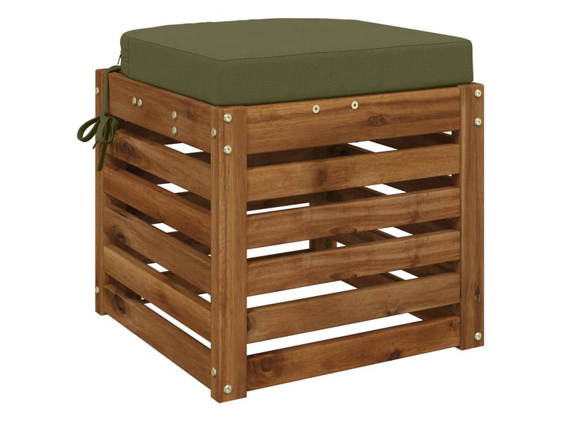  Coussin de siège, coussin d'assise en 1 pièce soest 100 % polyester vert olive cf55862  - Conforama C