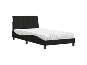 Lit simple 100x200 cm    coloris noir