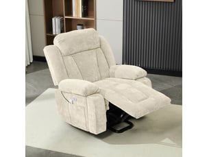 Fauteuil relax électrique  MODENUIT  Tissu beige