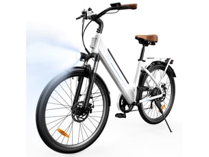 Iscooter ucitys velo electrique 1000 w, autonomie 100 km, pneus stables, freinage sur et couleur blanc