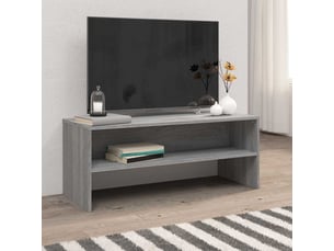 Meuble tv coloris gris 100 cm <strong></strong>  <strong></strong>