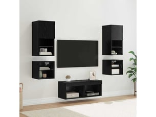 Meuble tv coloris noir <strong></strong> <strong></strong>