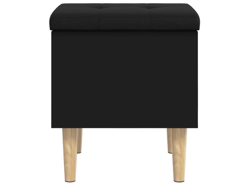 Banc chambre, banc de rangement noir 42x42x46 cm bois d'ingénierie  - Conforama E
