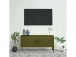 Meuble tv coloris vert 105 cm <strong></strong>  <strong></strong>
