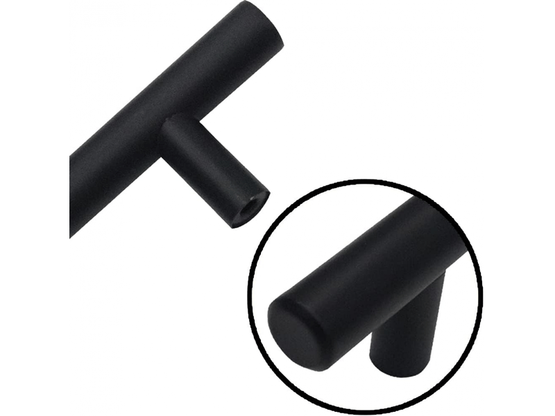  8 poignées vis inox 150mm entraxe 96mm, pour armoirescuisine  - Conforama C
