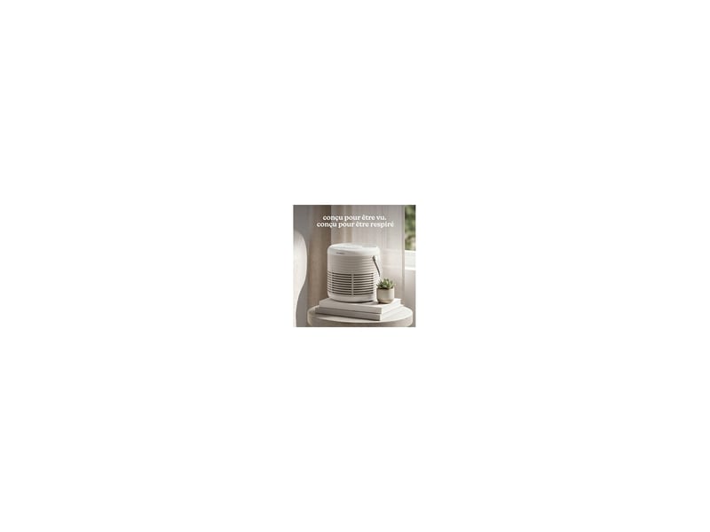 Purificateur d'air beige true hepa 3-en-1 charbon 42 m² 3 vitesses 8318921 - Conforama E