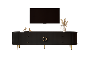 Meuble tv coloris noir 180 cm EVRYAE   