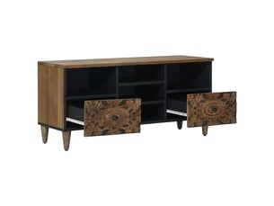 Meuble tv coloris marron 100 cm <strong></strong>  <strong></strong>