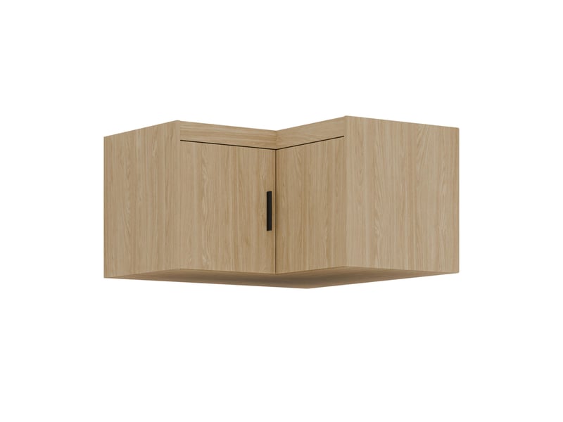  Surmeuble d’angle storicos chêne huilé 98x55x98 cm Storicos - Conforama A