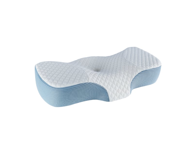  Oreiller cervical memory foam, oreiller cervicales douloureuses ergonomique, oreiller pour les dormeurs,63*12*36cm  - Conforama A