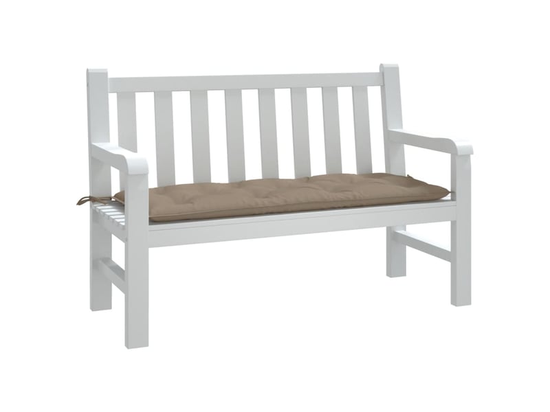  Coussin de banc de jardin, coussin d'assise taupe 120x50x7 cm tissu oxford cf52831  - Conforama B