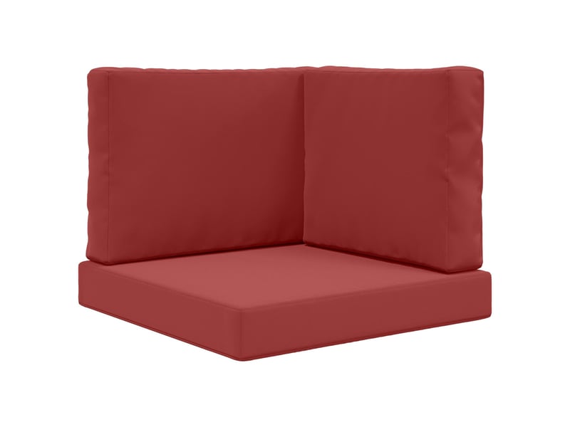  Coussin de canapé d'extérieur, coussin de chaise polyester bordeaux 60 x 60 cm cf54046  - Conforama A