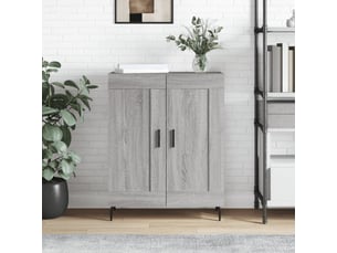 Buffet - bahut - meuble de rangement sonoma gris 69,5x34x90 cm bois d'ingénierie