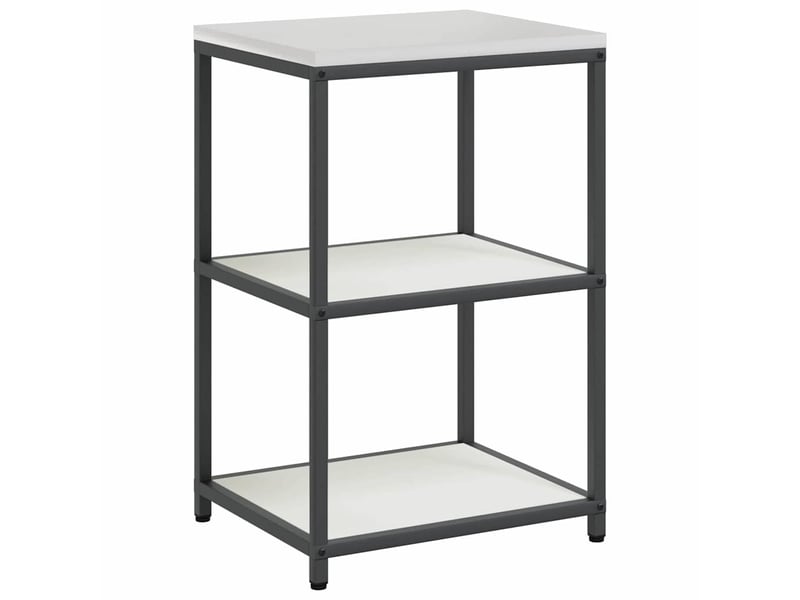 Étagère de cuisine, étagère de rangement hattem blanc 60x50x92cm acier - Conforama A
