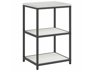Étagère de cuisine, étagère de rangement hattem blanc 60x50x92cm acier