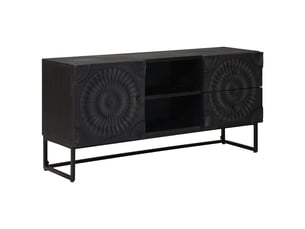 Meuble tv coloris noir 105 cm <strong></strong> <strong></strong>