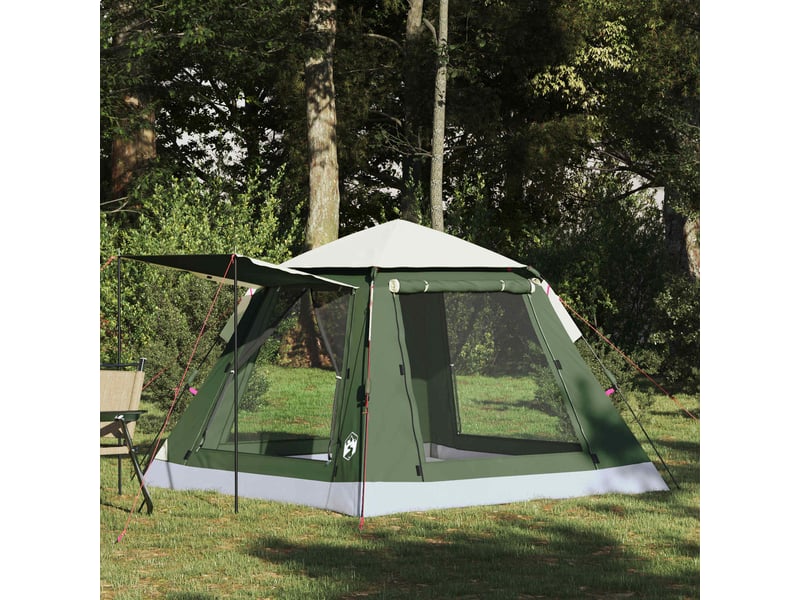  Camping tente 3 personne vert polyester 185t  - Conforama B