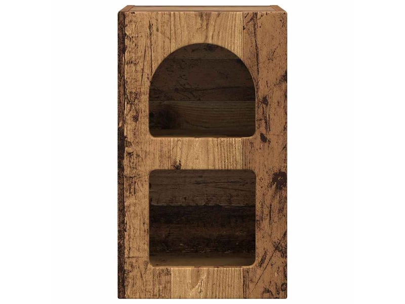Table de chevet - cabinet de chevet - table de nuit elst bois ancien 29,5 x 33,5 x 50 cm - Conforama C