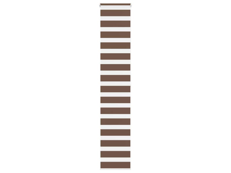  Store zèbre, store de fenêtre marron 50x200 cm largeur du tissu 45,9 cm polyester cf48709  - Conforama B