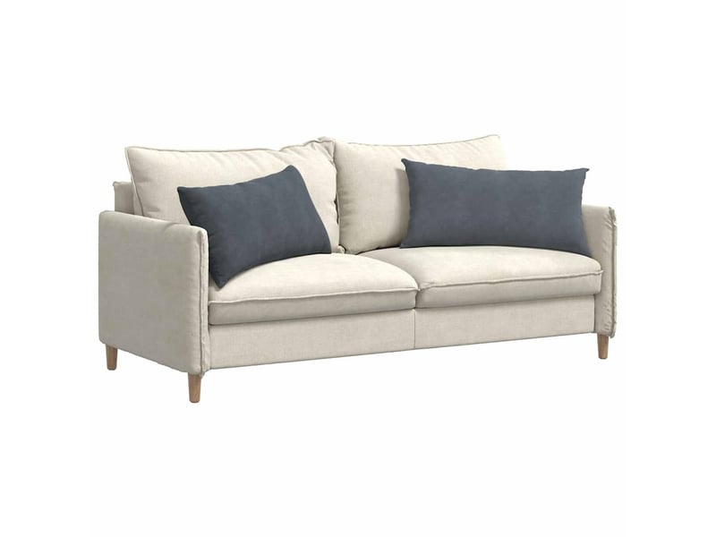  Lot de 2 coussins de canapé, coussins décoratifs gris foncé 80 x 40 cm cf59098  - Conforama C
