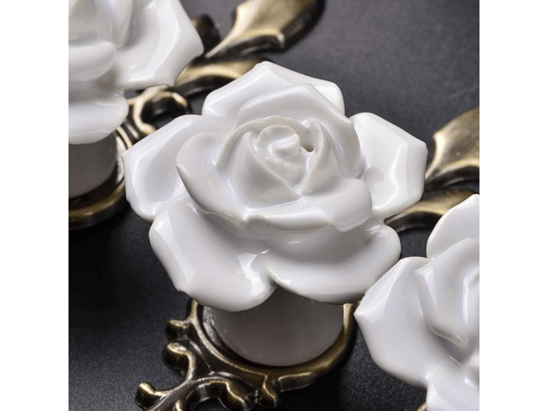  Bouton de porte en laiton, 10 pièces, poignées en laiton vintage, boutons pour meubles  - Conforama B