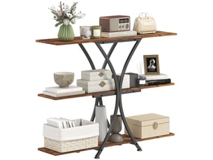 Console 0 tiroir(s)  coloris marron <strong></strong> <strong></strong>