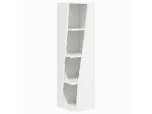 Meuble d'angle, meuble de rangement salon 27,5x27x102cm bois d'ingénierie