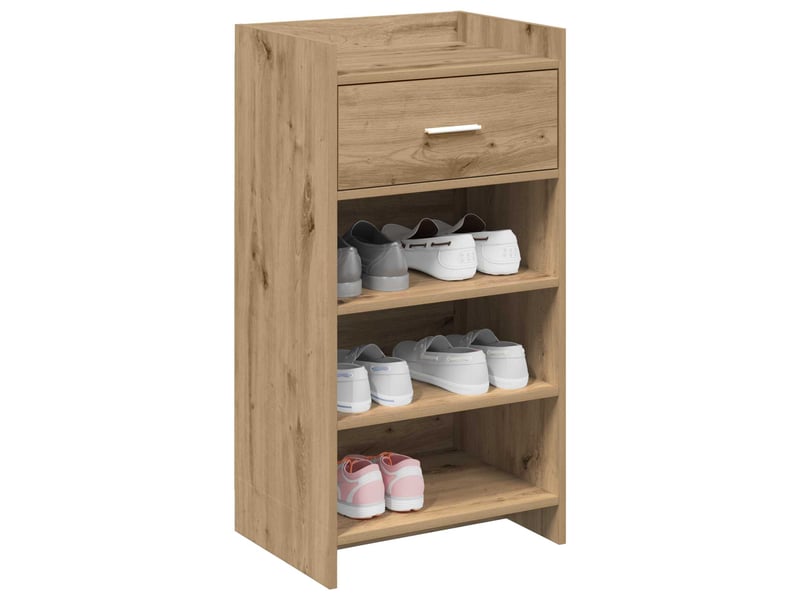  Meuble à chaussure, cabinet à chaussures 48x36x92 cm bois d'ingénierie shl6673  - Conforama C