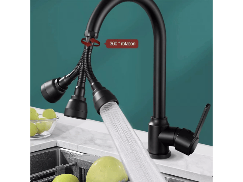  Embout de robinet rotatif à 360 °, économie d'eau, rallonge de robinet de cuisine avec adaptateur universel, accessoires d'évier de cuisine et outils  - Conforama C