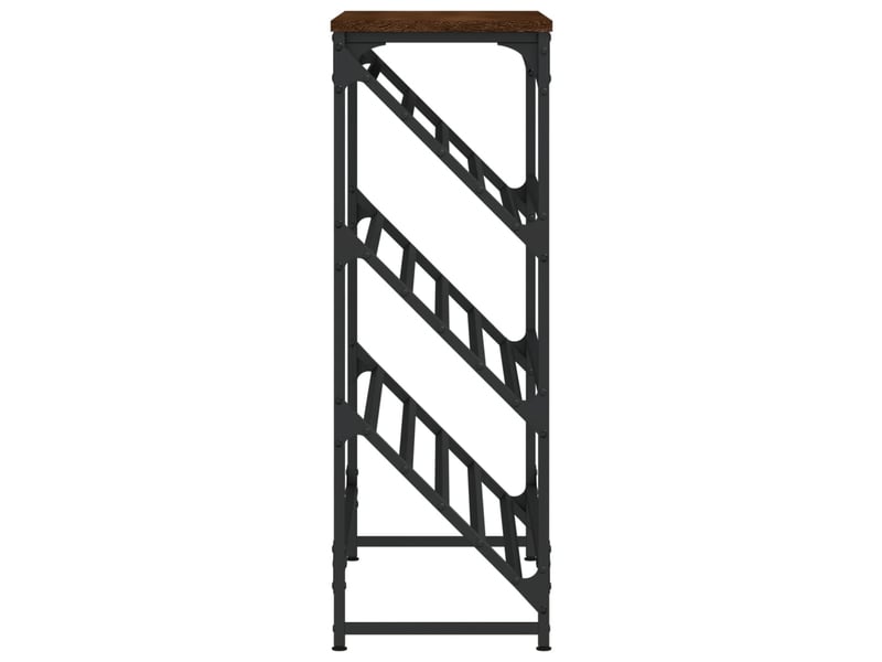  Meuble à chaussures, étagère à chaussures chêne marron 90x30x85 cm bois d'ingénierie  - Conforama E