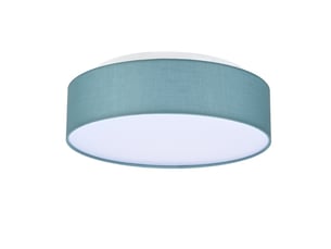 Plafonnier avec abat-jour en tissu, douille e27 24w 30x10cm