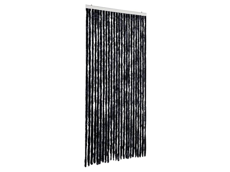  Rideau anti-mouches, moustiquaire anthracite 100x230 cm chenille cf43485  - Conforama A