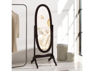 Miroir ovale à poser coloris coloris assortis <strong></strong> <strong></strong> - 48 cm x 46 cm